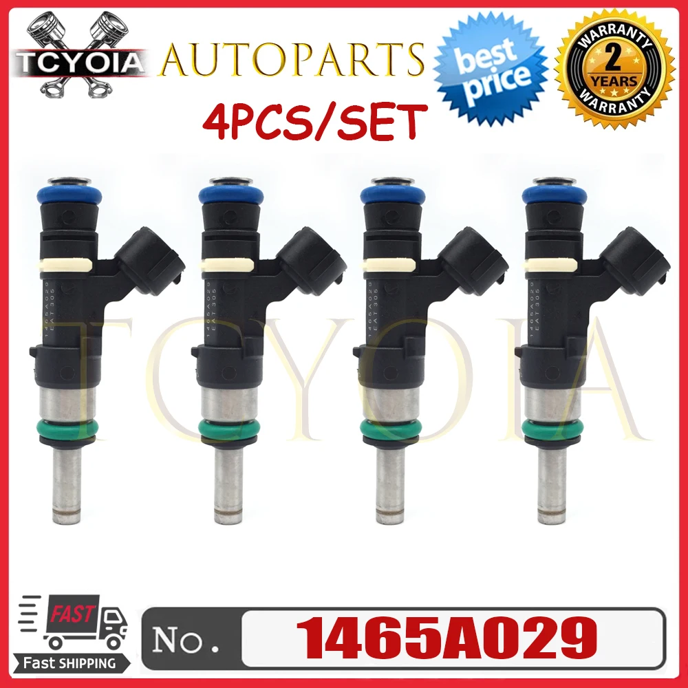 4pcs/lot 1465A029 EAT305 Fuel Injectors For Mitsubishi Lancer 2008-2013 Outlander Sport RVR 2011-2013 2.0L L4