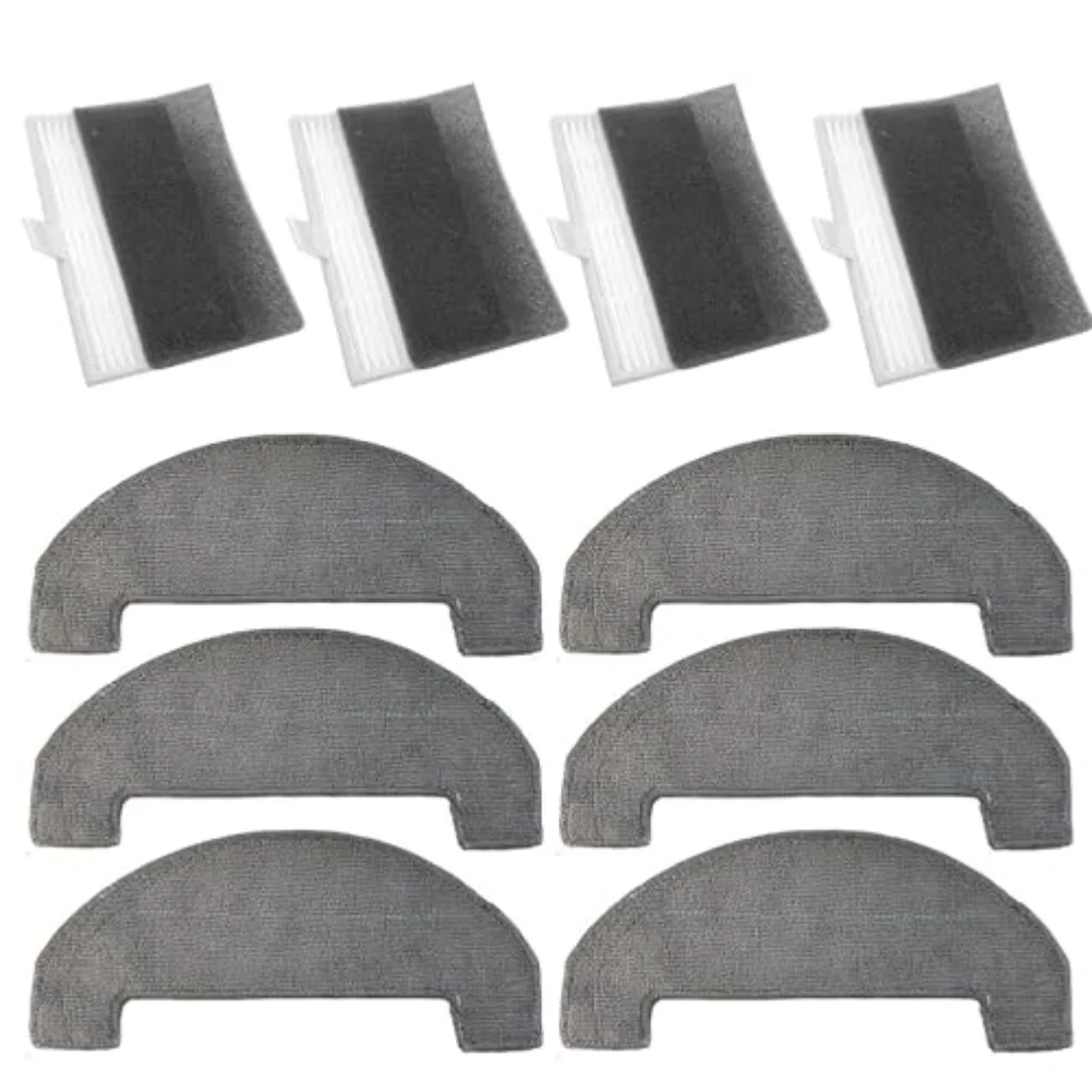 4pcs Filters With 6pcs Cleaning Cloth For Mova E20/E20 Plus Vacuum Cleaners Home Improvement Cleaning Tools Replacement Kit