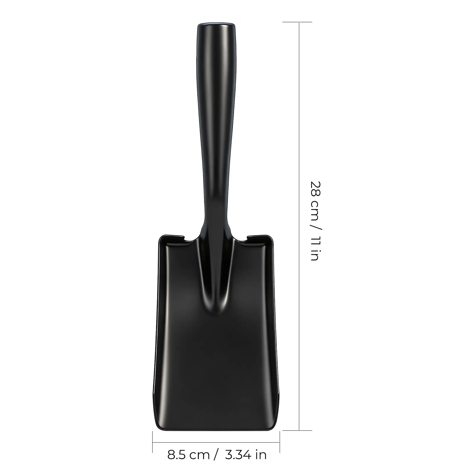 Outdoor Gardening Beach Shovel Steel Small Coal Fireplace Ash Scoop Multi Functional Rust Resistant Portable Snow Ice Removal