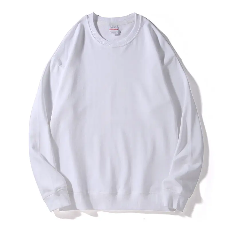Sudadera de gran tamaño verde menta para mujer, Tops básicos de manga larga, jerséis holgados de color rosa para novio, sudaderas para mujer sin capucha de algodón
