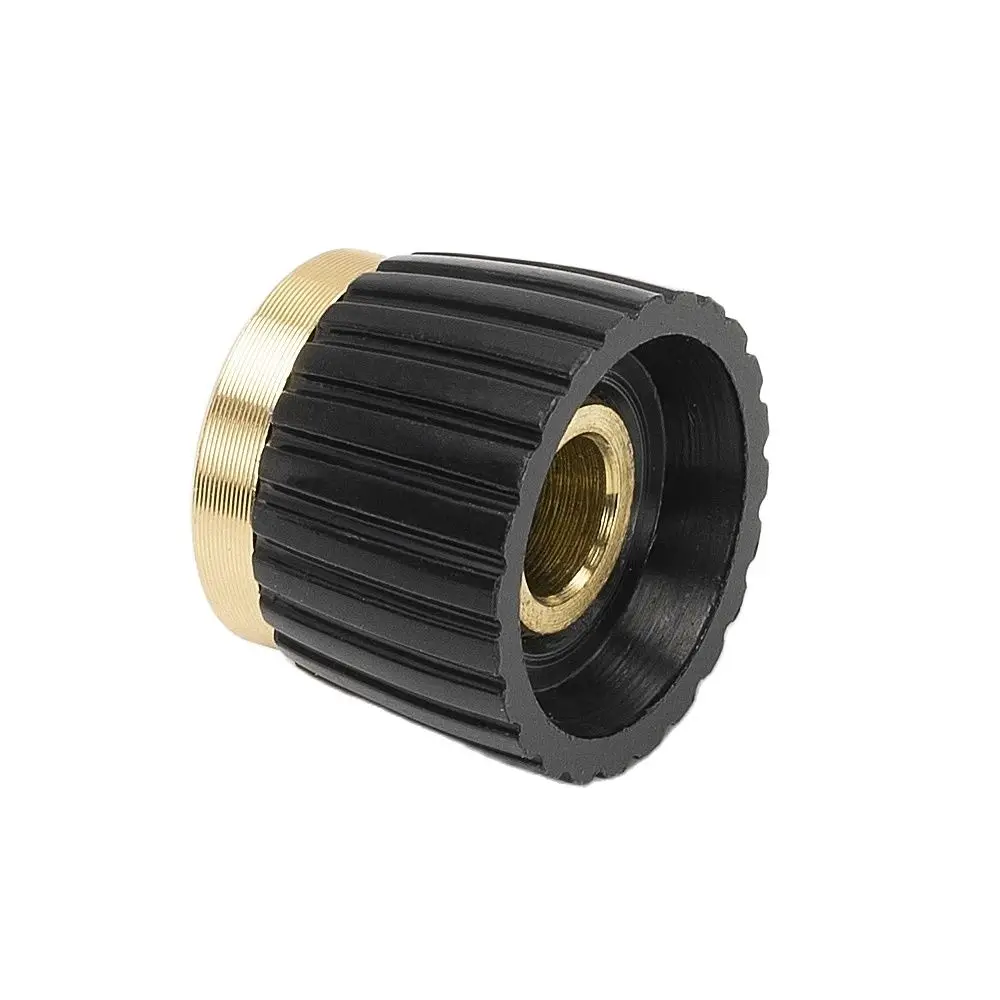 DAIERBUMP 10PCS 6,35 MM Potentiometer Knopf Gitarre AMP Verstärker Knopf Schwarz Volumen Control Knopf Für Elektrische Gitarre Pedal – Detail 3