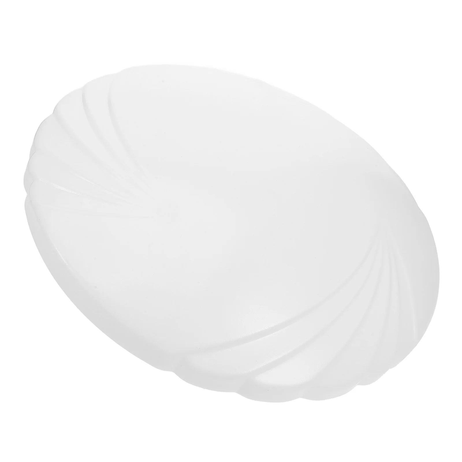 Round Ceiling Light Shade Replacement Plastic Lamp Cover High Transmittance Simple Design for Bedroom Living Room Office Kitchen