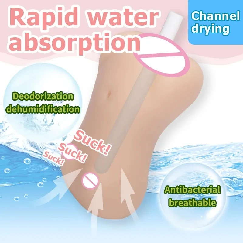 Reusable Not fragile Deodorization Drying Rod Masturbation Care Tool Water Absorption Rod Male Masturbator Cleaning Rod