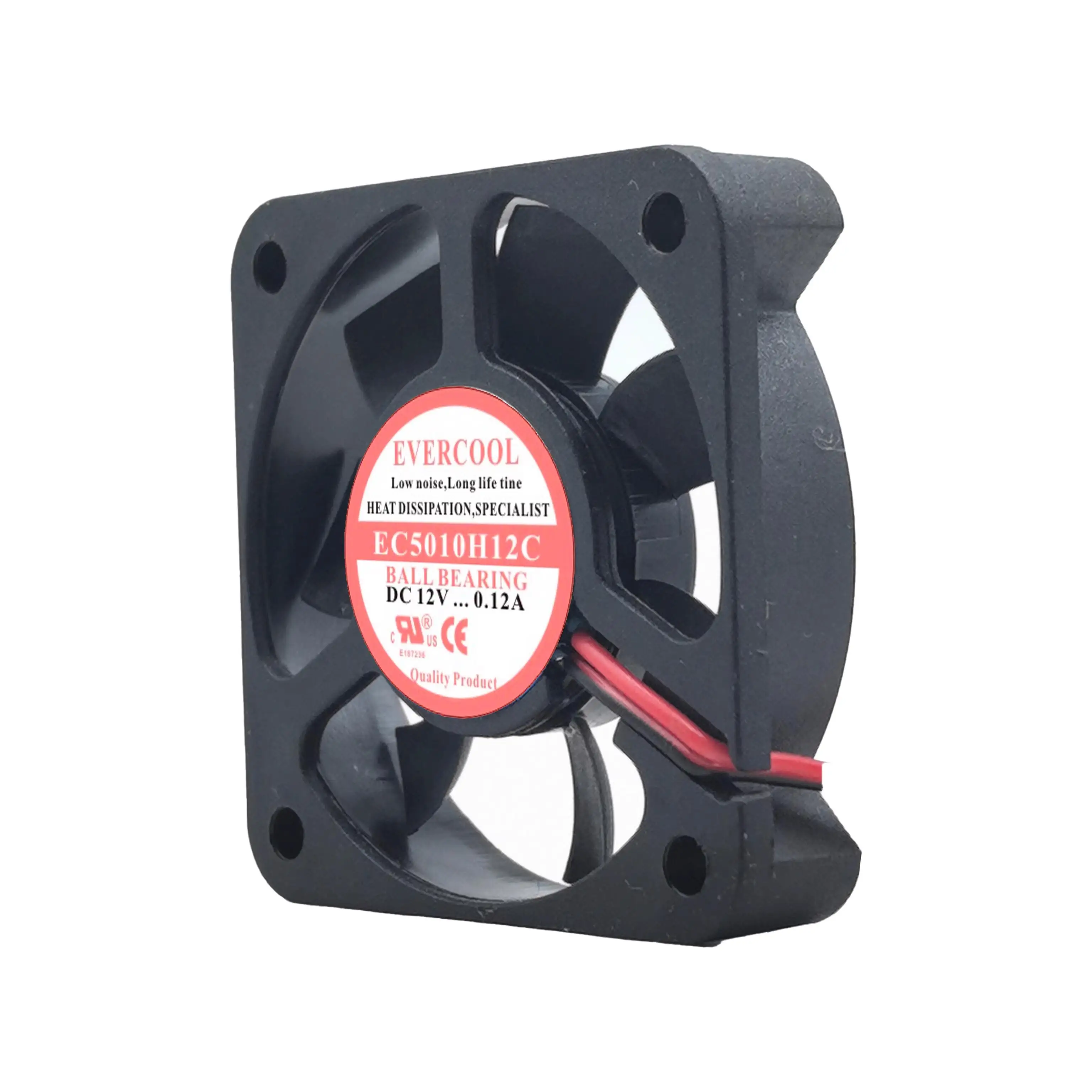 New  For Original  EVERCOOL  EC5010H12C 5010 12V Chassis Small Cooling Industrial Fan