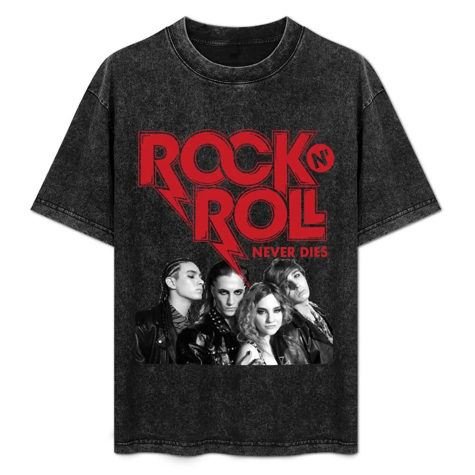 

Maneskin Rock n Roll Quote Mneskin Original T-Shirt Christmas Casual Tee Shirt