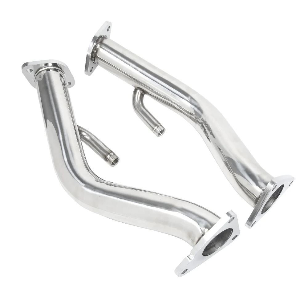 

304 Stainless Steels 2.5'' Downpipe Exhaust for Nissan 370z Infiniti G37 Q50 Q60 3.7L 2009-2017