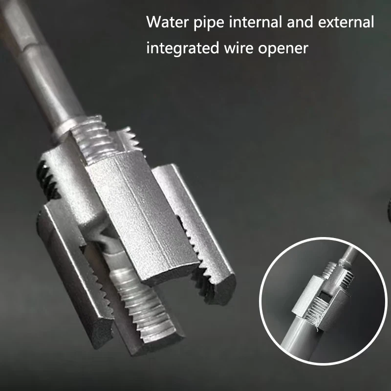 Integrated Internal And External Thread Pipe Threading Tool For 1/2-inch PPR Pipes With Taps And Dies For Thread Cutting
