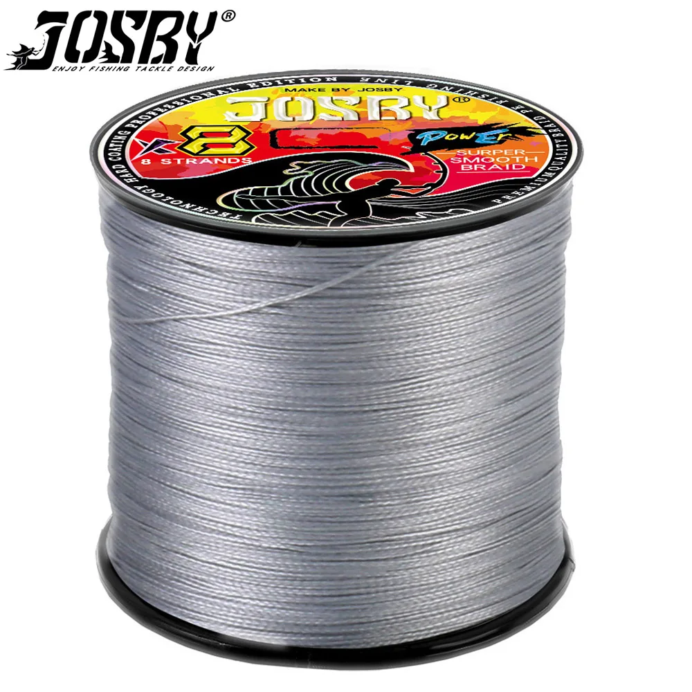 

JOSBY X8 плетеная рыболовная леска, многонитевая рыболовная леска 100 м, 300 м, 500 м, 1000 м, японская леска для ловли карпа, износостойкие полиэтиленовые лески