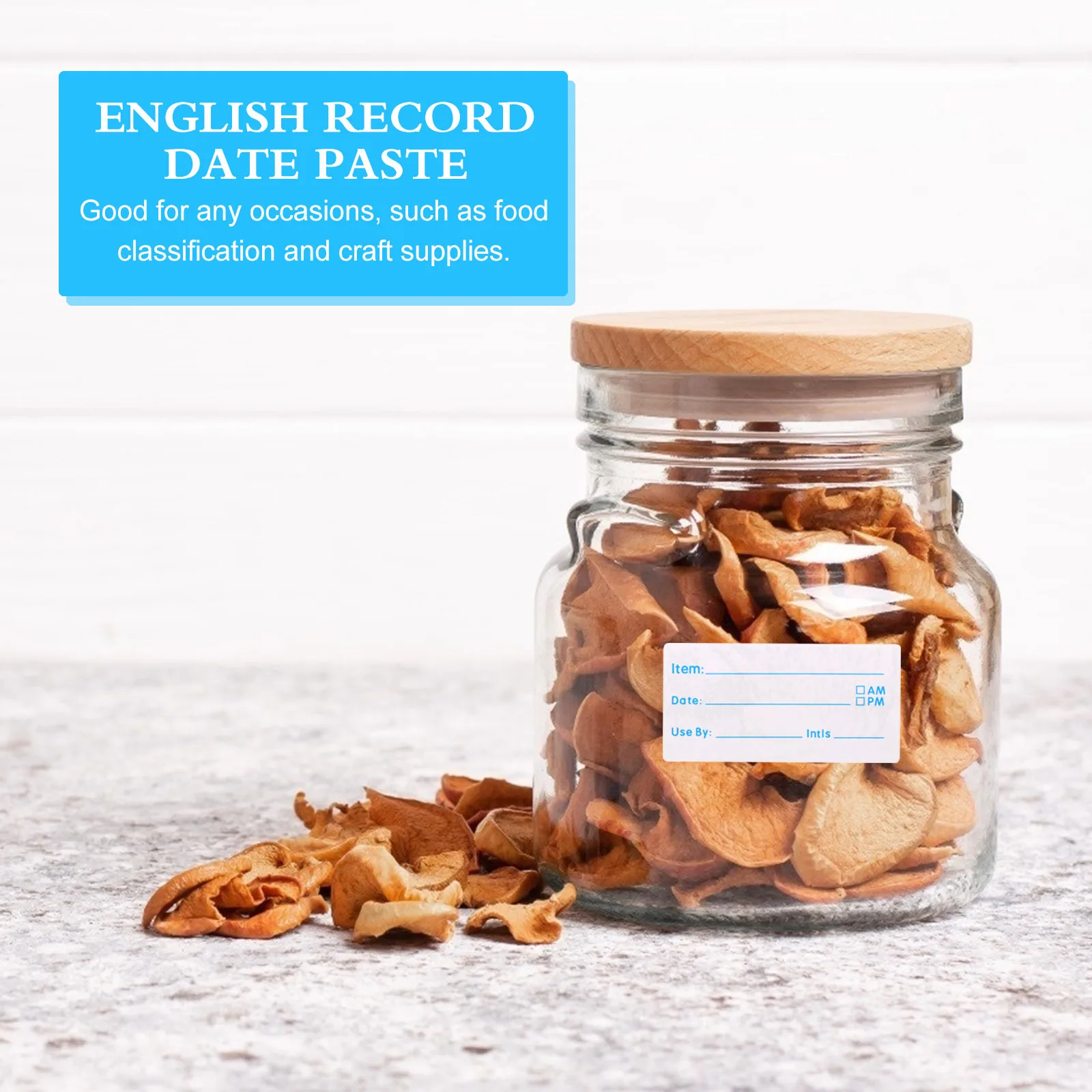 

500 многоразовых этикеток для пищевых контейнеров, самоклеящиеся маркеры даты, для организации кухни и кладовой, для бутылок с эфирными маслами