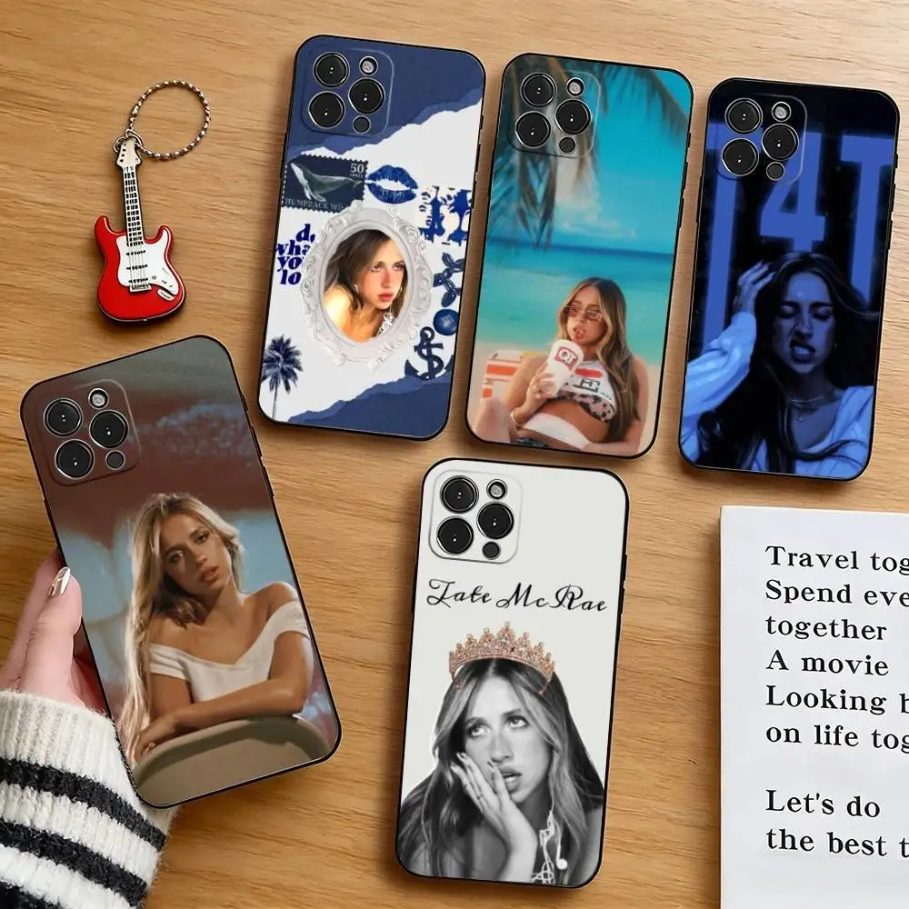 

T-Tate M-McRae Phone Case For iPhone 17,16,15,14,13,12,11 Plus,Pro Max,XS,Soft Silicone Black Cover