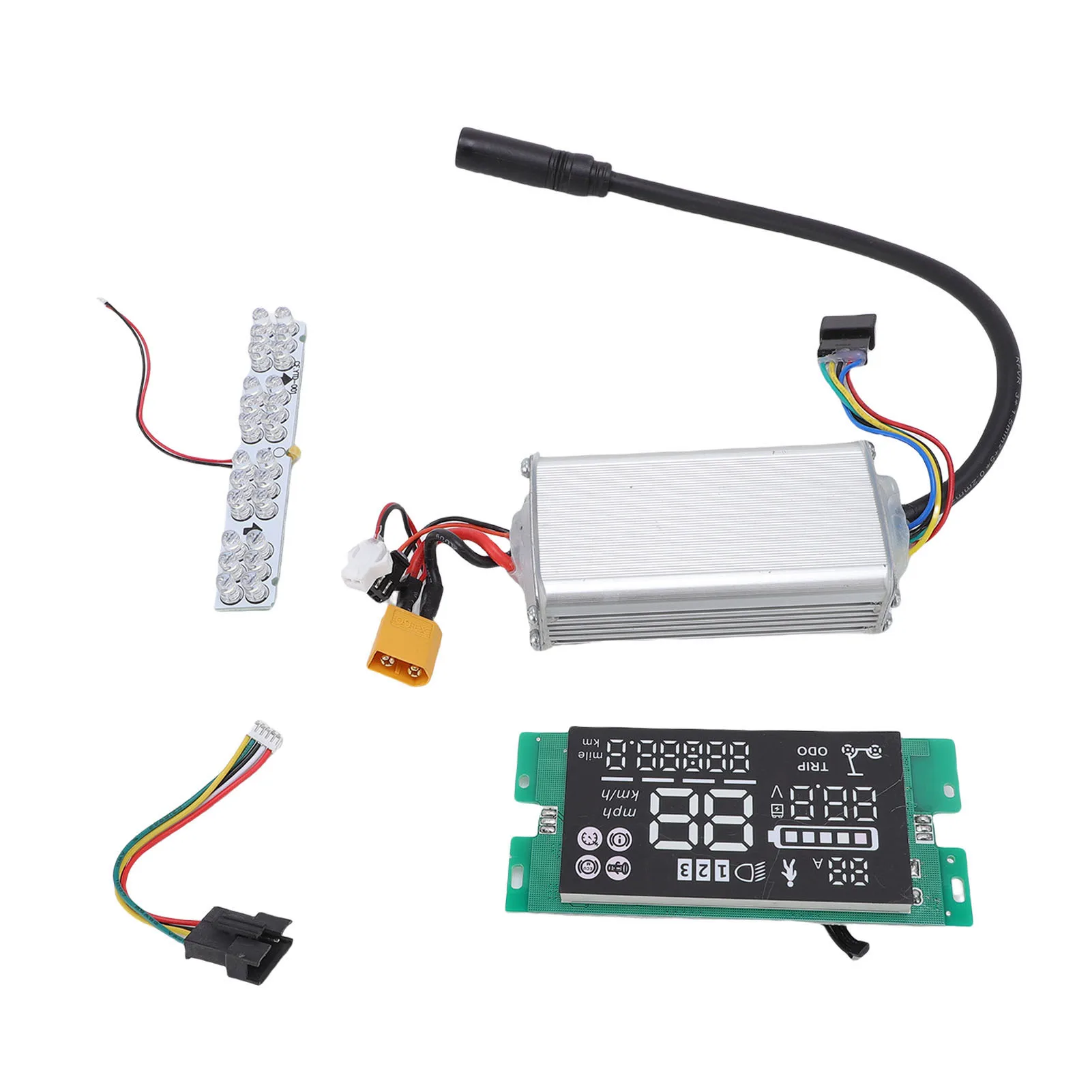 Electric Scooter Controller Kit Compact Stable Connection Aluminum Alloy Electric Scooter Control Board Kit Outdoor Riding JJ15