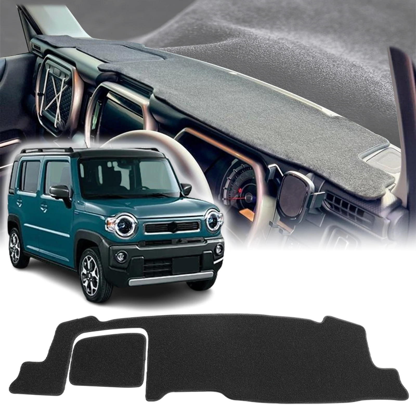 

fit for Suzuki Hustler MR31 MR52 MR92 RHD Car Dashmat Dashboard Cover Pad Protective Carpet DashMat Sunshade Accessories