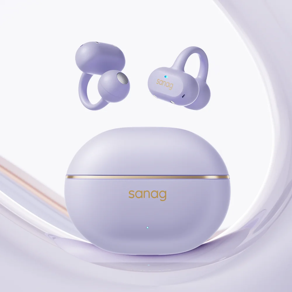 イヤホン ワイヤレス Bluetooth sanag Sanag Z50 Ultra Open Ear Clip on Bluetooth Earphone HiFi Sound OWS