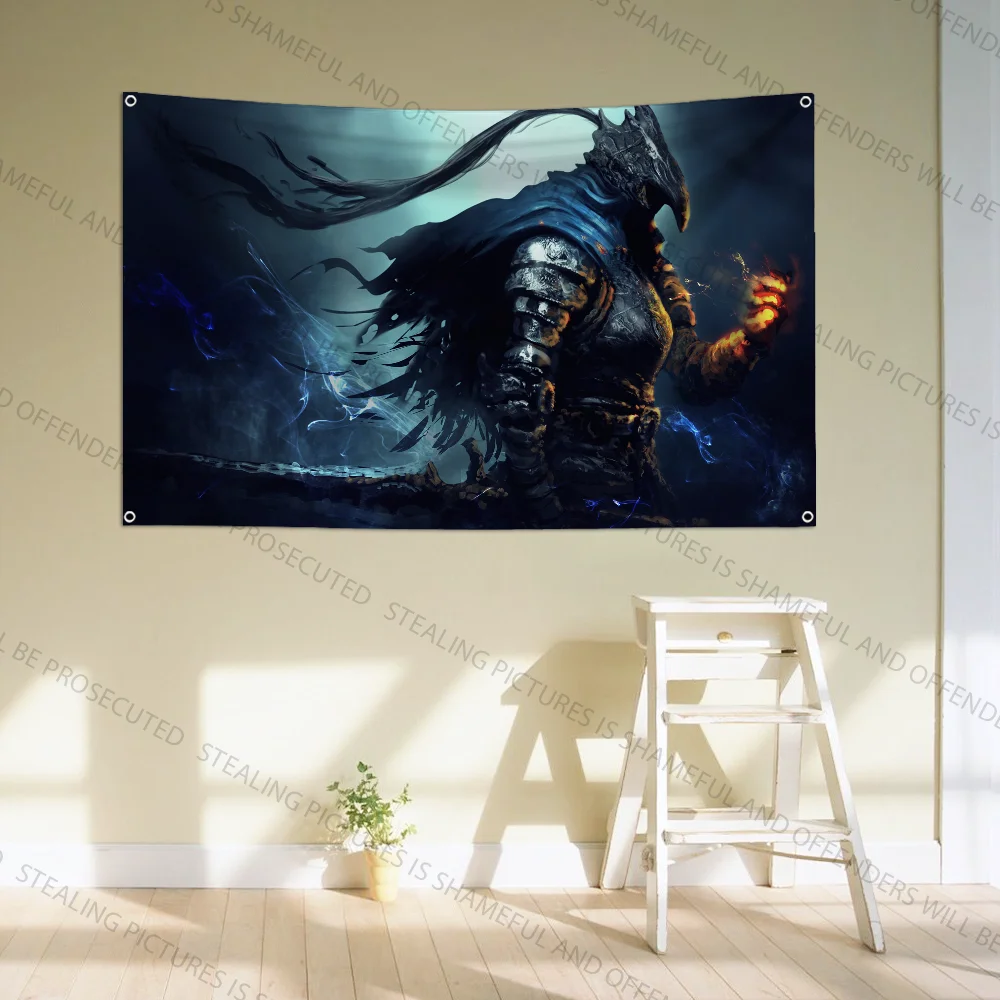 D-Dark S-Souls Game Flag Large Size Shop Art Promotion Advertising Booth Flag Hanging Banners