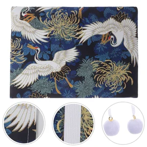 A5 Soft Fabric Protective Book mit Standardblume, einstellbarer Notebook -Deckel 12 Hauptverkaufsbuch Cover in Fabric - №3