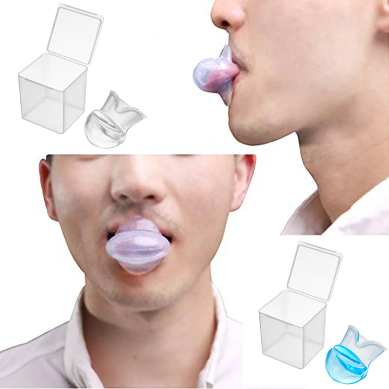 Tongue Anti Snoring Device Medical Silicone Anti Snore Device Apnea Aid Snore Stopper Tongue Retainer Anti Snoring Mouthpiece