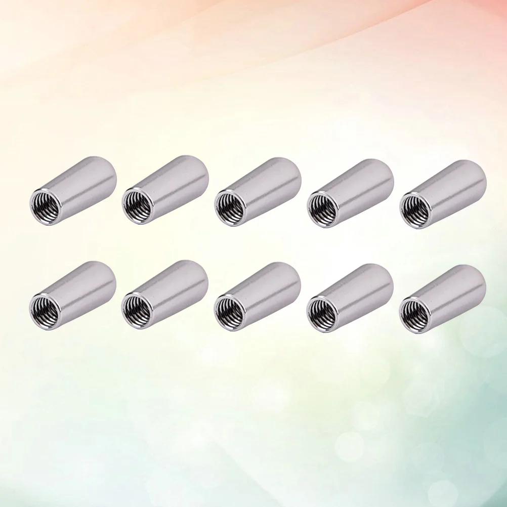 

10Pcs Guitar Toggle Switch Tips Aluminium Alloy Silver Replacement Durable for Guitar 3 Way Knobs 3 Way Toggle Swtich Tip