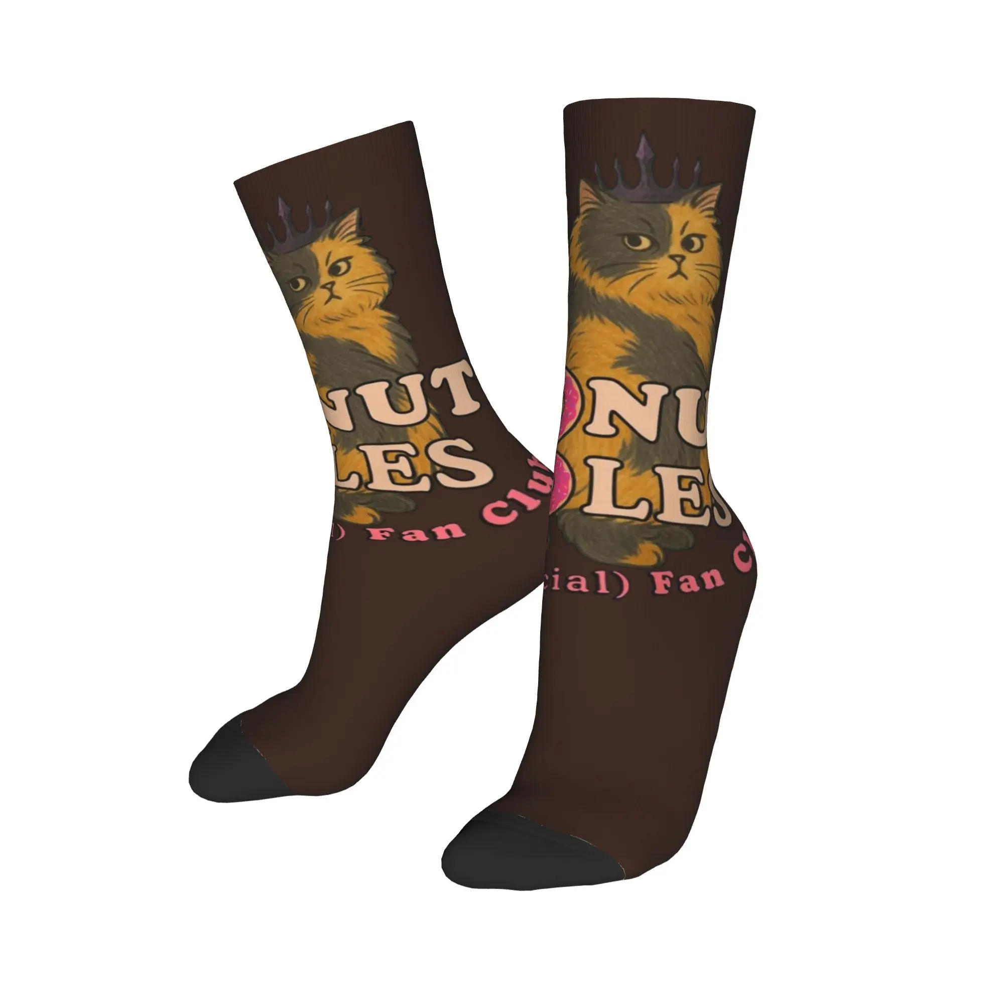 Fashion Men's Socks Novelty Donut Holes Fan Club Dungeon Crawler Carl Sock Graphic Women Stockings Spring Summer Autumn Winter