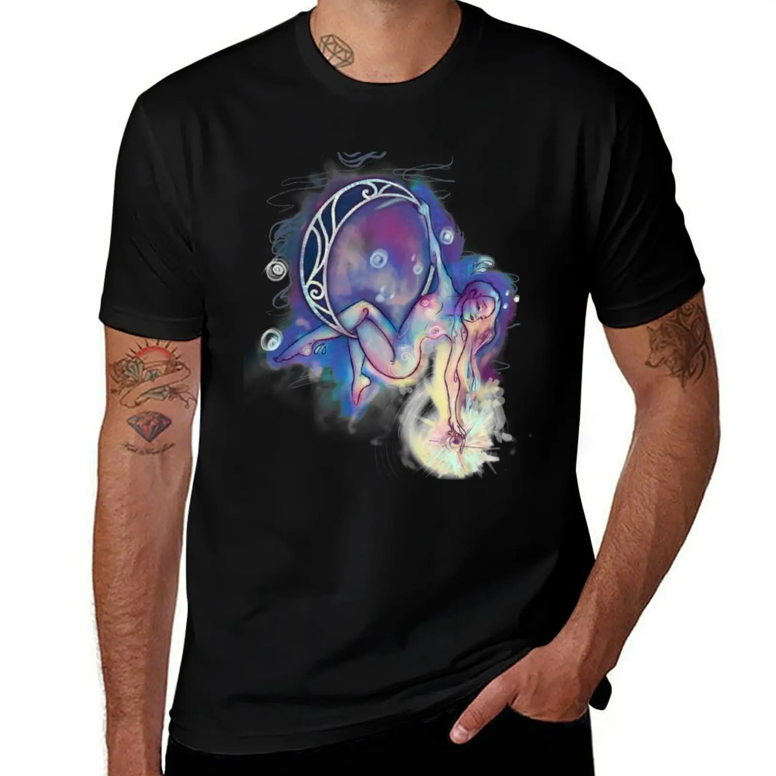 Awesome Aerial Artist Painting, Aerial Silks, Aerial Hoop, Silks, Circus, Funny Lyra T-Shirt