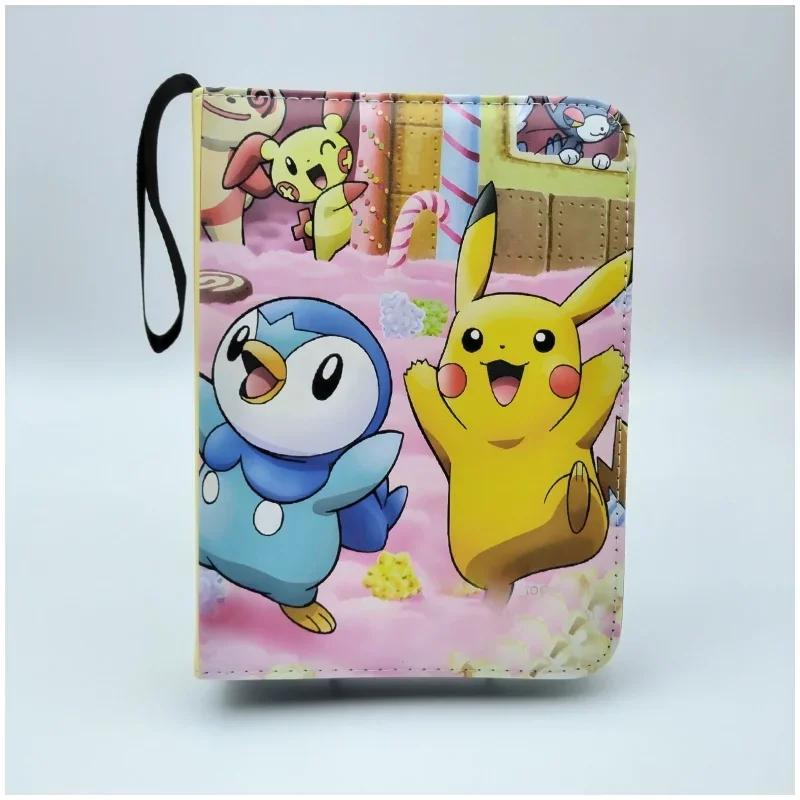 New 400Pcs  Binder Card Album Holder Collection Card Zipper PU Material Storage Bag GX Display Card Book Toy BirthdayGift