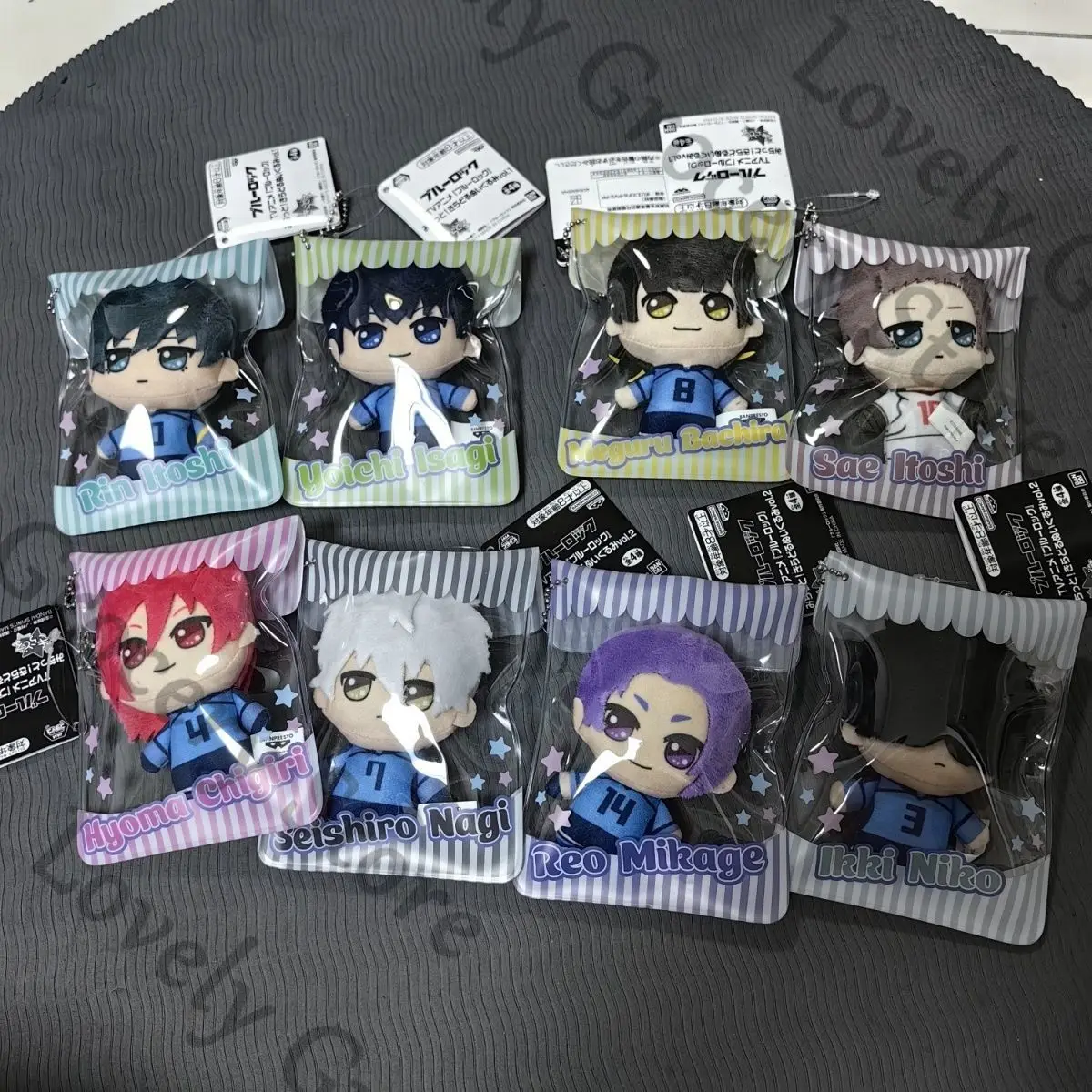

Аниме BLUE LOCK Niko Ikki Nagi Seishiro Mikage Reo Isagi Yoichi Rin Itoshi Косплей Мультфильм Маumet Брелок Кукла Талисман Подарок