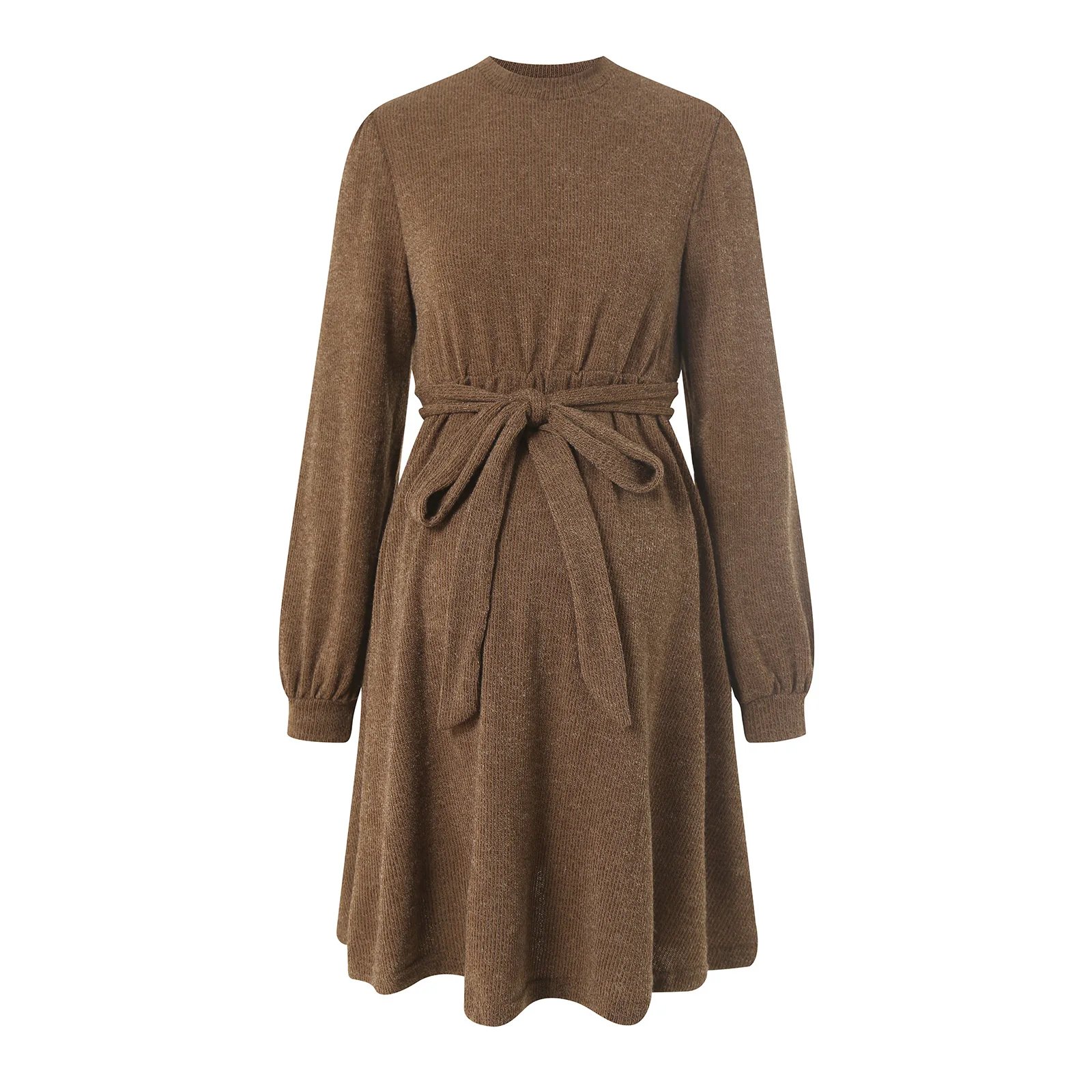 

Модное свободное платье для беременных, повседневные платья с длинными рукавами и поясом, струящееся платье-флейта, осенняя вечеринка, популярная одежда