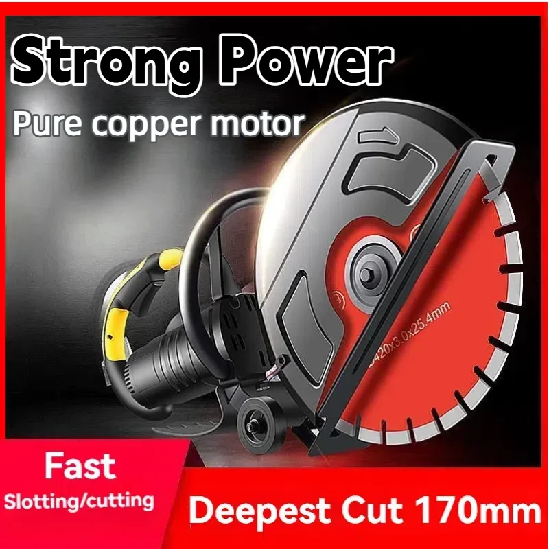 

Large Single Wall Slotting Machine Portable Concrete Wall Cutting Machine