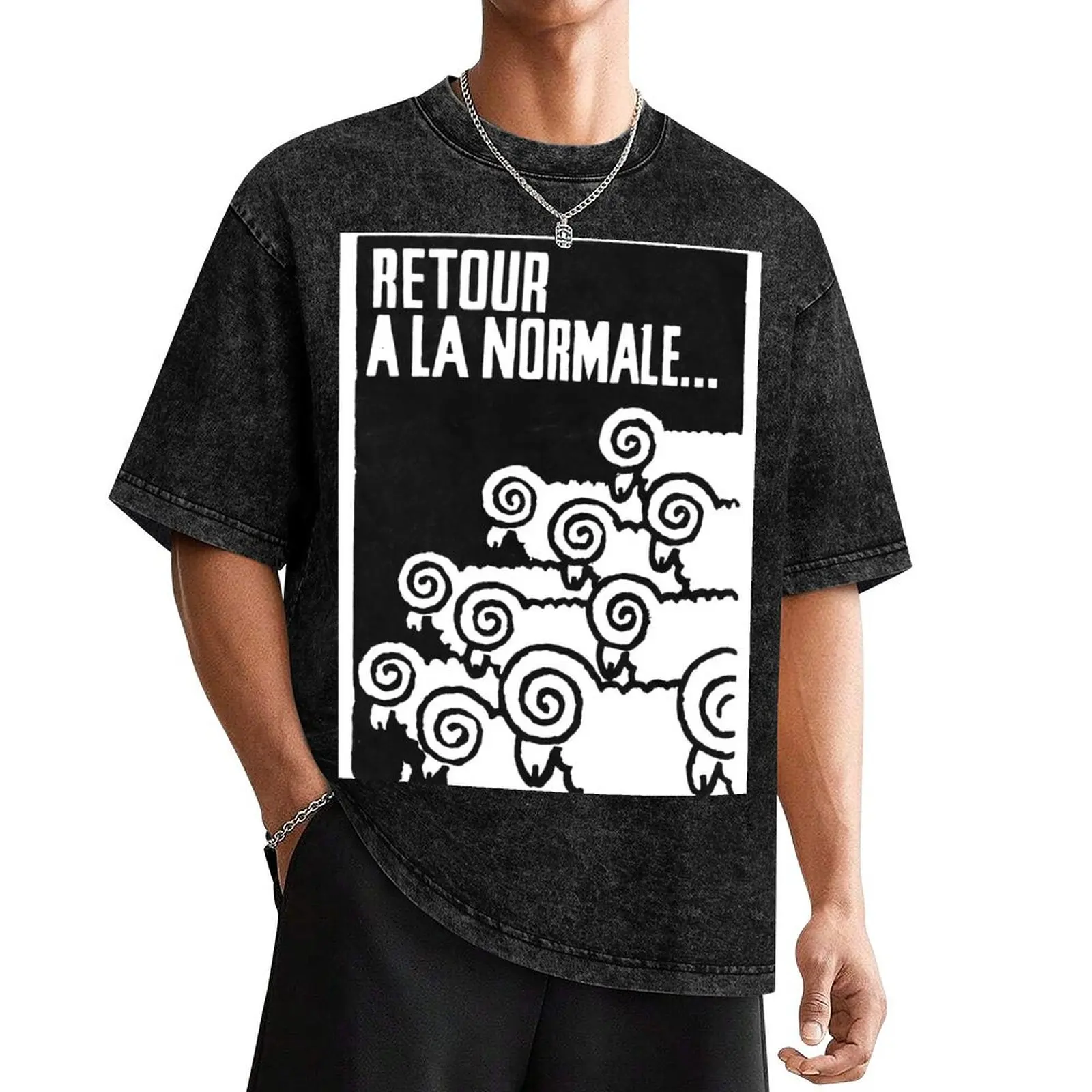 

Affiche mai 68 - Retour à la normale T-Shirt shirts graphic tees anime summer shirt t shirt men 100℅ cotton