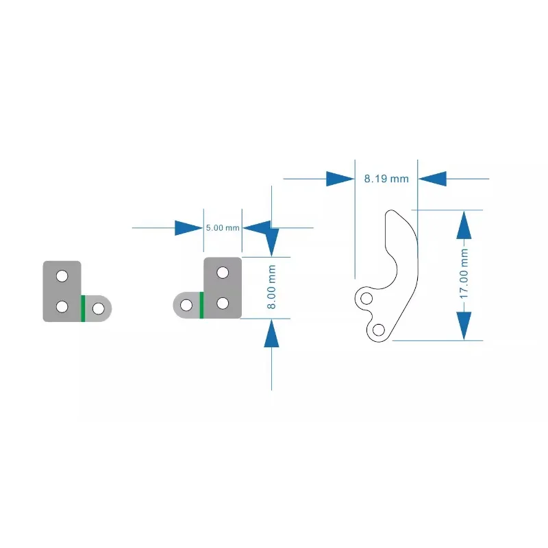 KXRC Car Cargo Bucket Rear Door Hook Automatic Hook for 1/14 Tamiya RC Truck Tipper Scania 770S Actros Volvo MAN LESU DIY Part