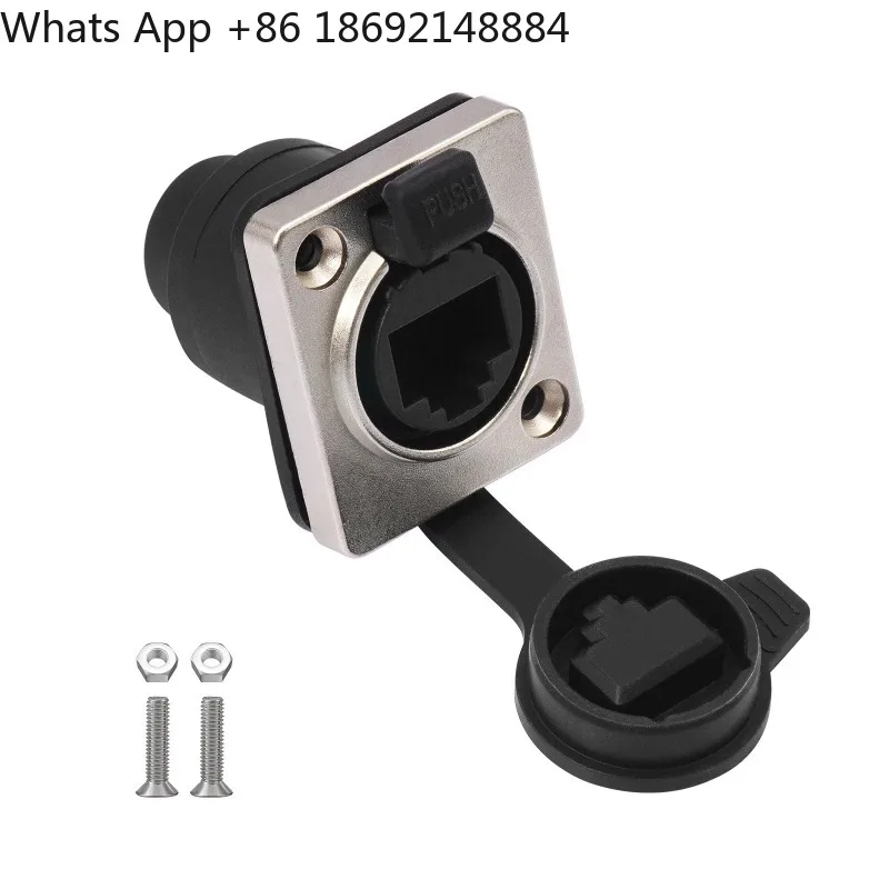 

D-panel mounting module RJ45 through docking network adapter rj45 female to female Gigabit connector