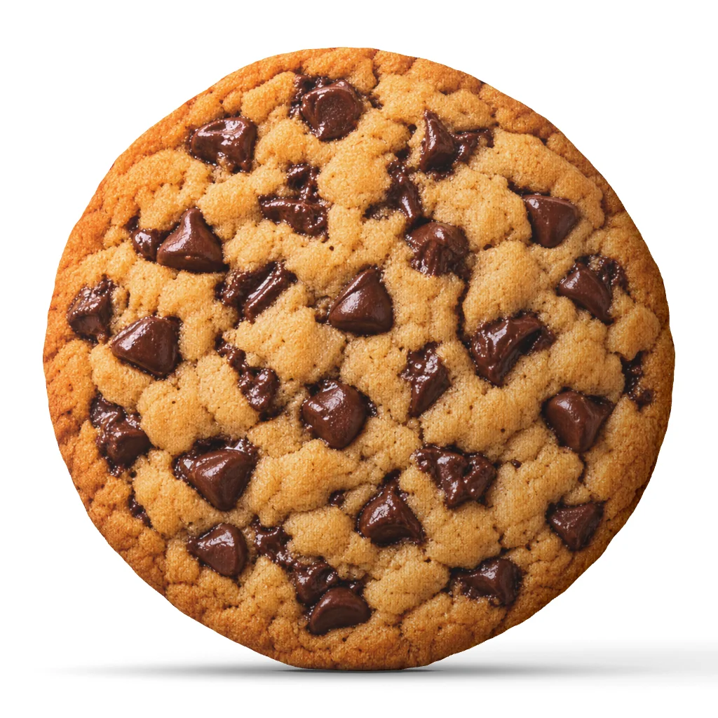Chocolate Chip Cookie Plush Pillow Foodie Cushion Stuffed Throw Pillow for Sofa Home Decor Sweet Treat Cookie Lover Gift