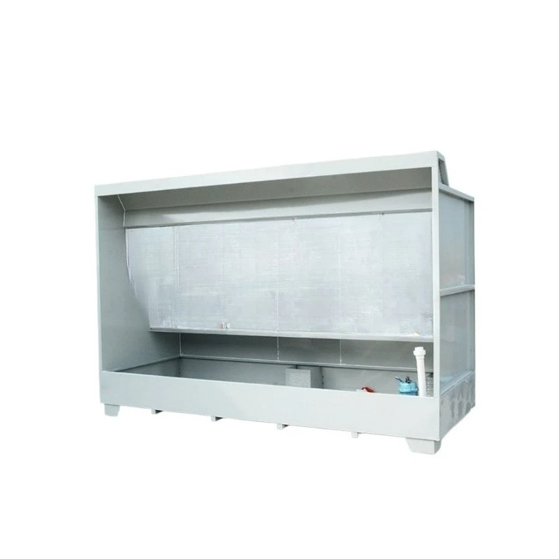 Eco Friendly Water Circulation Curtain Cabinet  Paint Mist Separation Waste Gas Treatment And Metal Polishing Dust Cleaning Jobs