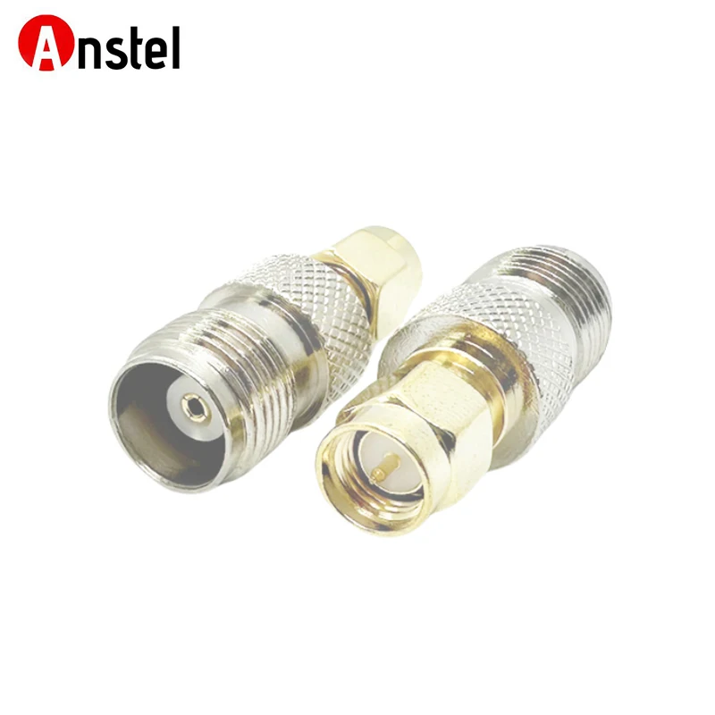 SMA TNC Coax Adapter SMA Male to TNC Female Low Loss Coaxial Cable Connector for WiFi Radio LTE Antenna Router