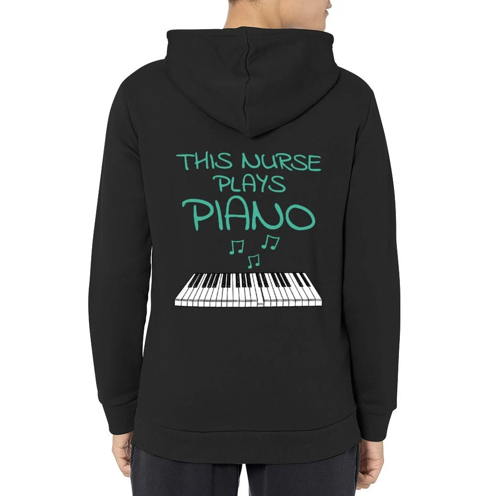 

This Nurse Plays Piano, Pianist Keyboard Player Musician Hoodie hooded shirt tracksuit men