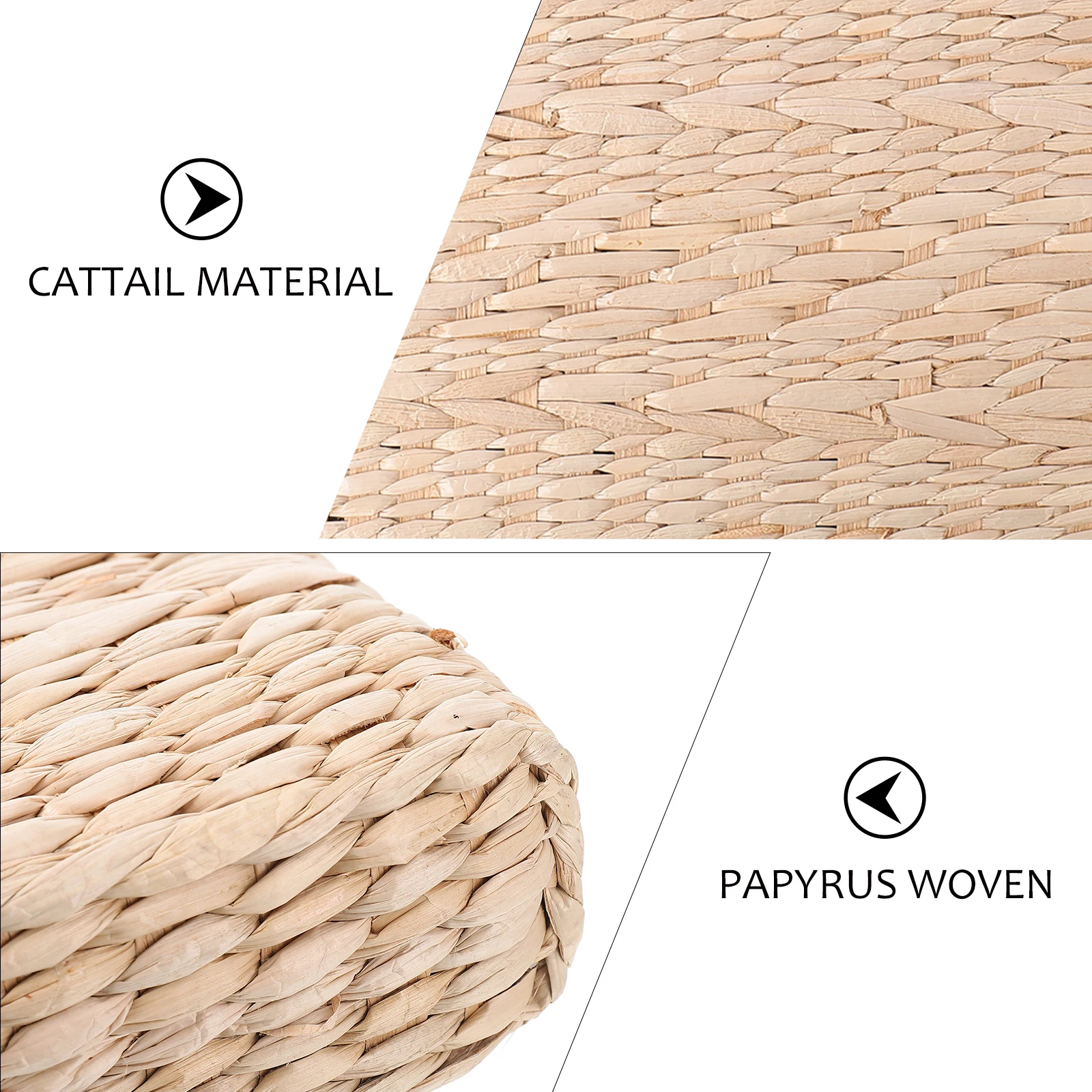 

1Pcs Hand-Made Woven Seat Cushion Soft Fold Resistant Pressure Resistant Long-Lasting Home Meditating Decorative Mat