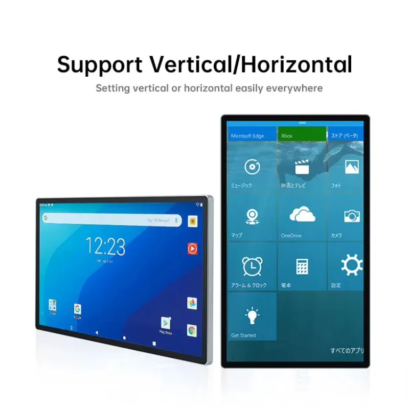 27 43 Inch Capacitive Touch Monitor Interactive LCD All In One Touch Computer Commercial Touch Display
