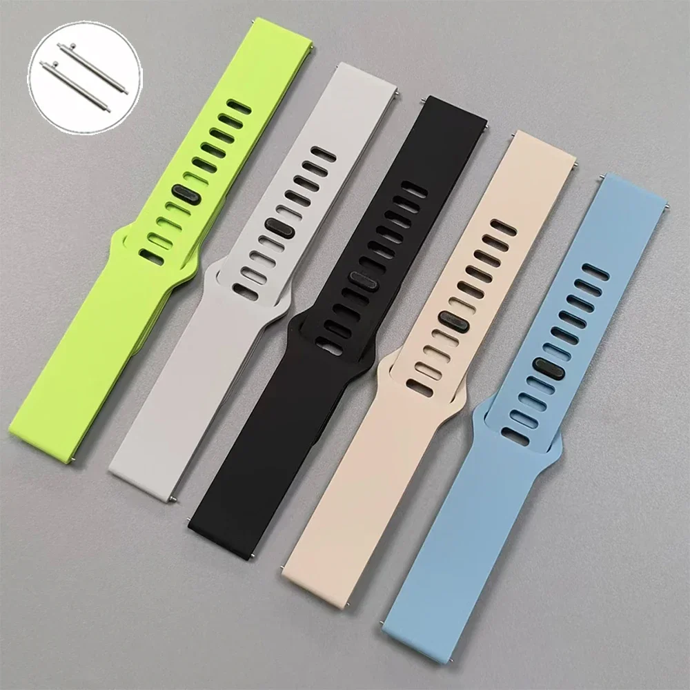 Silicone 22/20mm Watch Strap for HUAWEI WATCH GT 7 Pro 46mm Band GT 7 6 5 4 46mm GT 3 SE 2 42mm HONOR Magic Replacement Bracelet