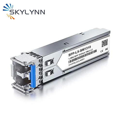 Оптический модуль SFP 1.25G, одномодовый, с двумя разъемами LC, 1310 нм, для коммутаторов Cisco/Mikrotik Giga SFP