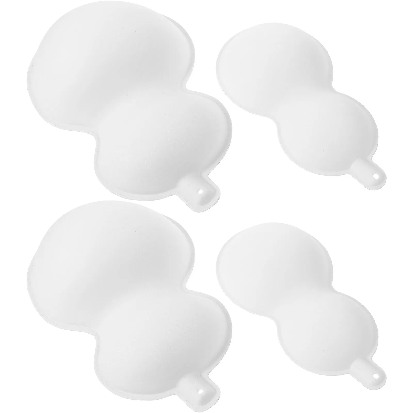 

4Pcs Blank Paper Gourds for DIY Painting Hand-Painted Decorative Crafts Kids Adults Party Celebration Decoration Supplies