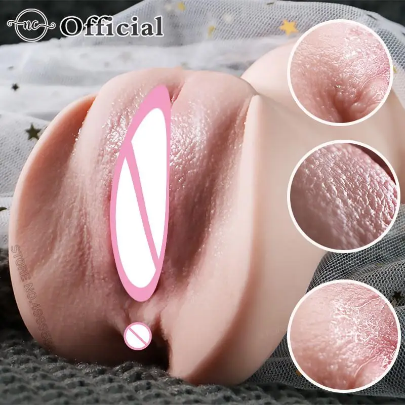 Realistic Vagina Lifelike Artiflcial Vaginal Anal Sex Doll Erotic Adult Sex Toys For Men Soft Pocket Pussy Male Masturbator Cup