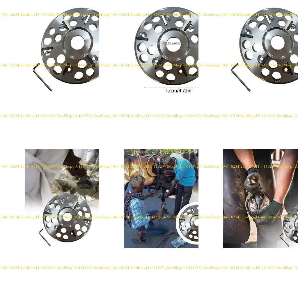 

P9FB 120mm Livestock Hoof Trimming Wheel 6 Sharpended Cattle Hoof Grinder Disc Professional Animal Hoof Care Equipment
