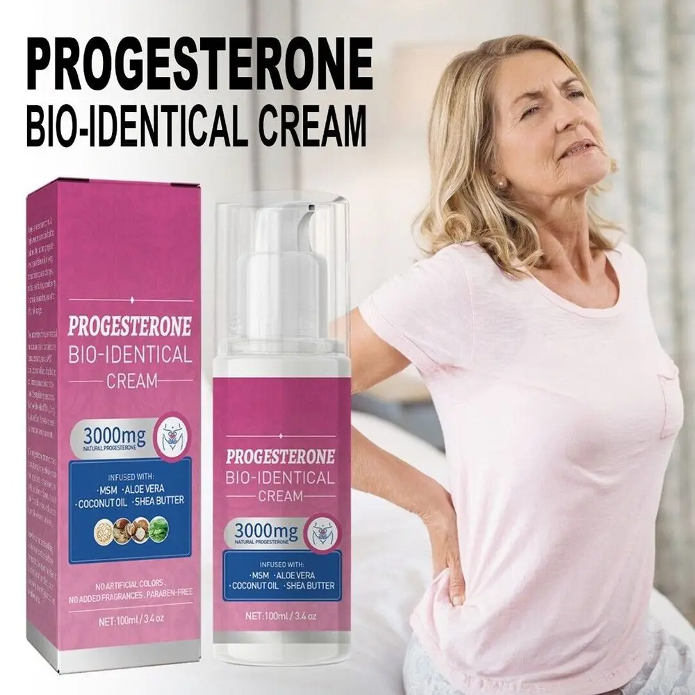 3000 mg equilibrio emotivo confortevole per il sollievo dalla menopausa creme al Progesterone crema per l'equilibrio del Progesterone biodial