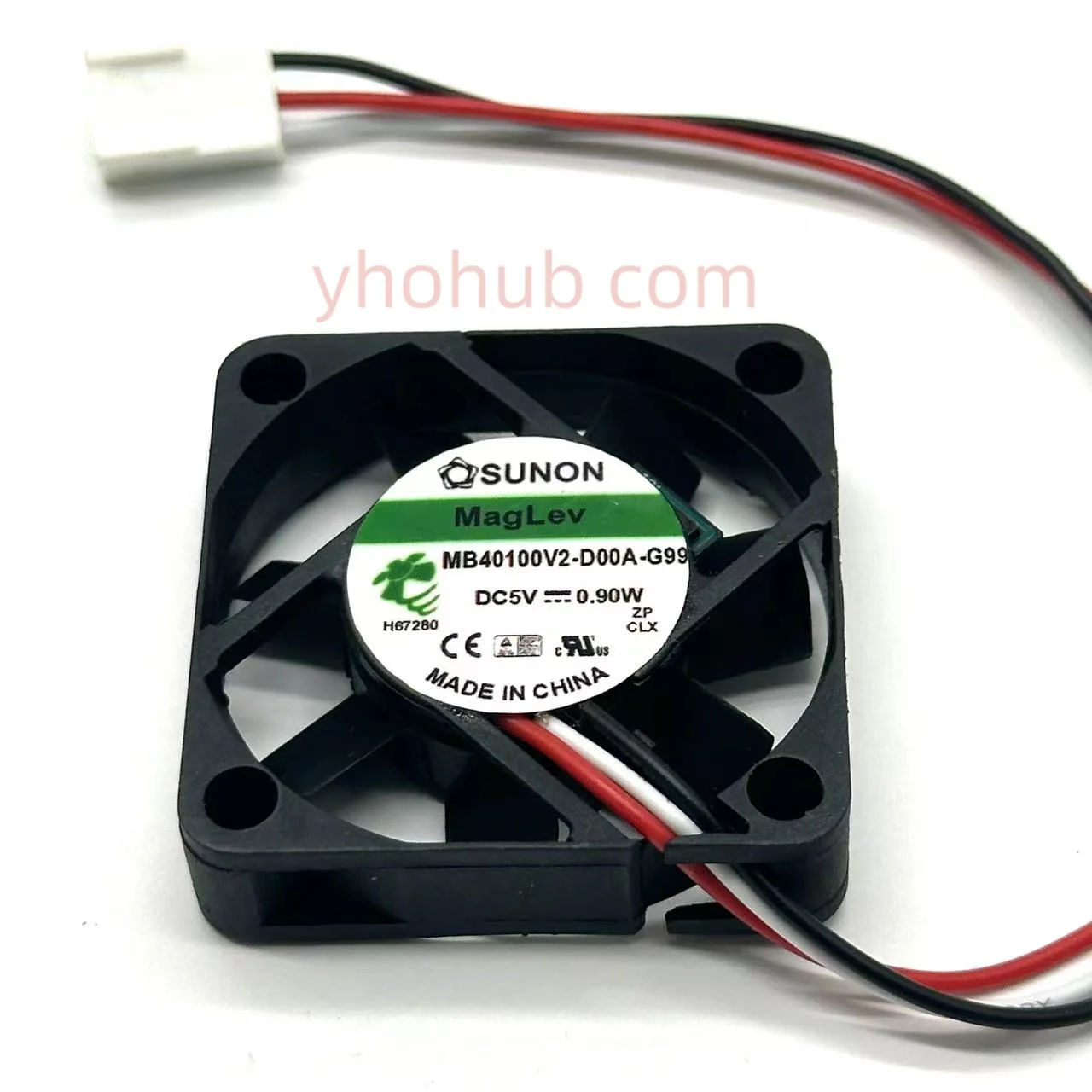 

SUNON MB40100V2-D00A-G99 DC 5V 0.9W 40x40x10mm 3-Wire Server Cooling Fan