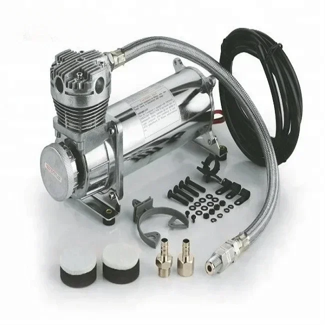 

200PSI 12V Air Ride Compressor 480c Piston Air Suspension Compressor for Air Ride Suspension Bags