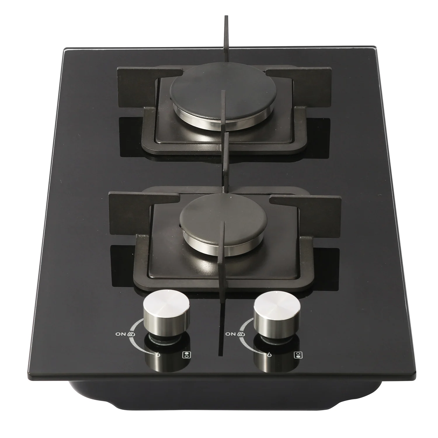 

Лидер продаж, газовая варочная панель с 2 конфорками — встроенная варочная панель из нержавеющей стали и закаленного стекла для домашних кухонь