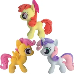 3Pcs/Set Anime Scootaloo Apple Bloom Sweetie Belle Cartoon Horse Plush Doll Stuffed Animals Kids Toys 10