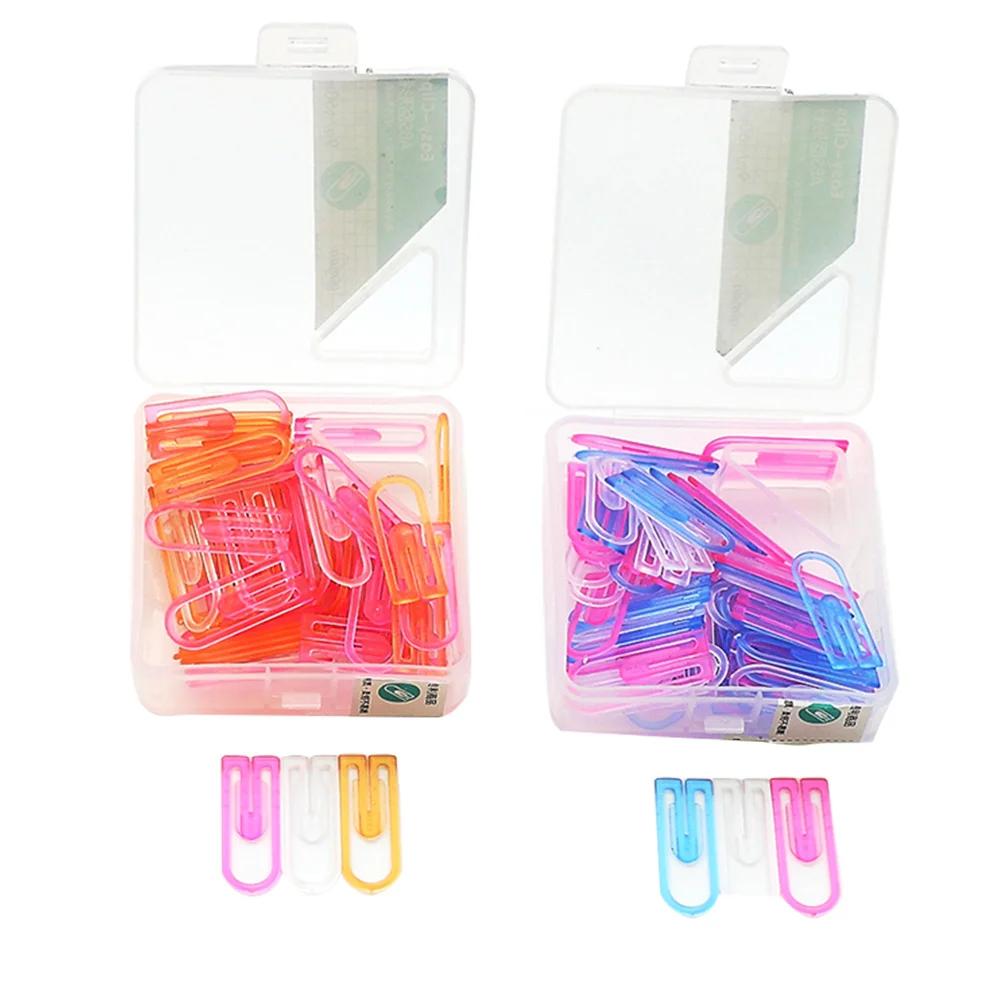 120 Pcs Paperclip Multifunction Cute Clips Abs Colorful Creative Child for Number