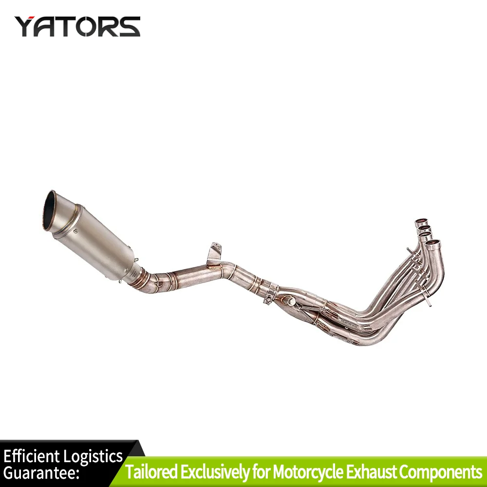 

Exhaust Systems Whole System For Kawasaki Z900 2017-2022 Exhaust Tips Muffler Front Header Pipe Exhausts Pipes