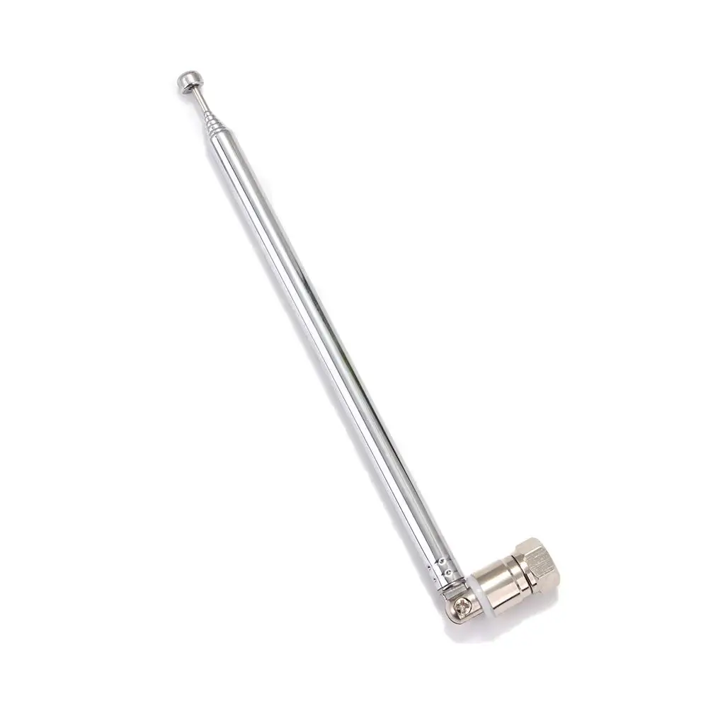 M Radio Telescopic Antenna 75 Ohm 86-106MHz F Type To 3.5mm Radio Antenna With TV/3.5 Adapter