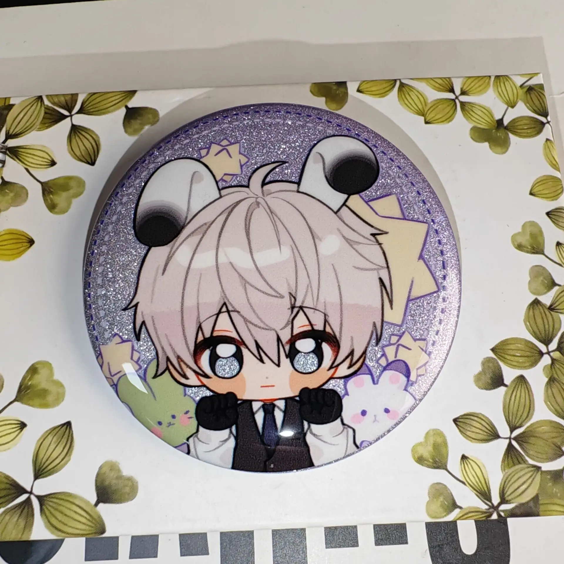 Liebe und Deepspace Sylus Crow Broschen Cosplay Caleb Rafayel Weißblech Laser Abzeichen Halloween Party Requisiten Fans Sammlung Geschenke – Detail 9